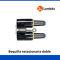 Boquilla estacionaria doble  15KV 200A