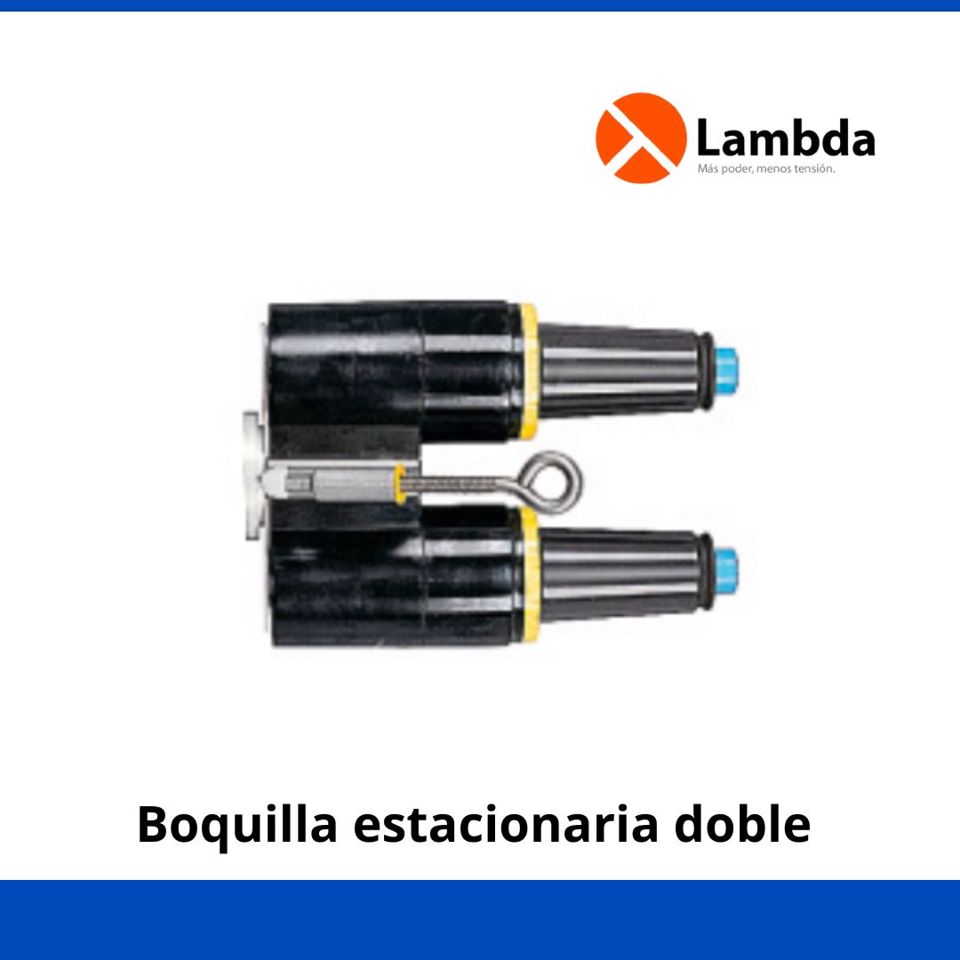 Boquilla estacionaria doble  15KV 200A