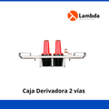 Caja derivadora 2 vías 15kv - 25kv 600AMP