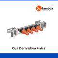 Caja derivadora 4 vías 25KV 200AMP
