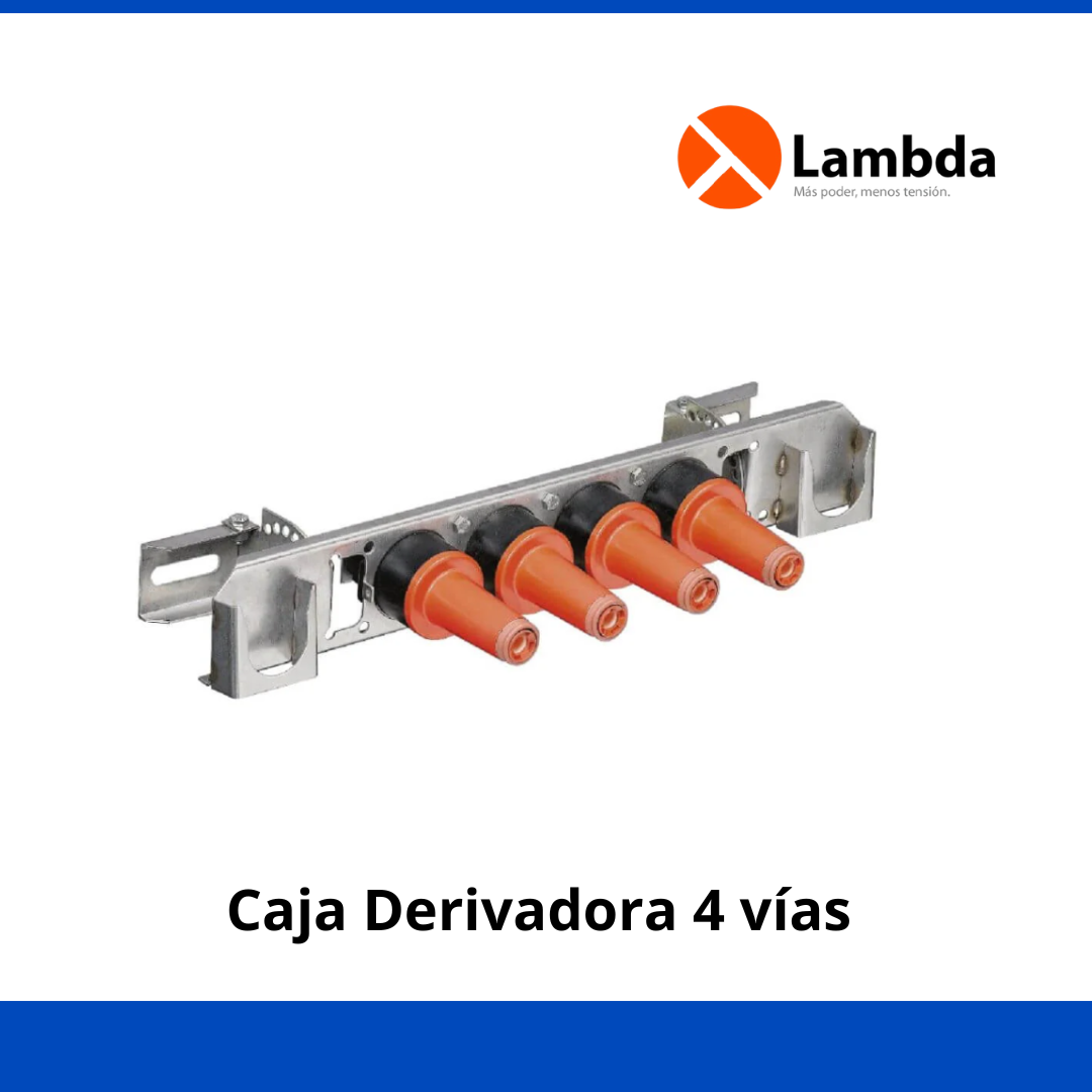 Caja derivadora 4 vías 25KV 200AMP