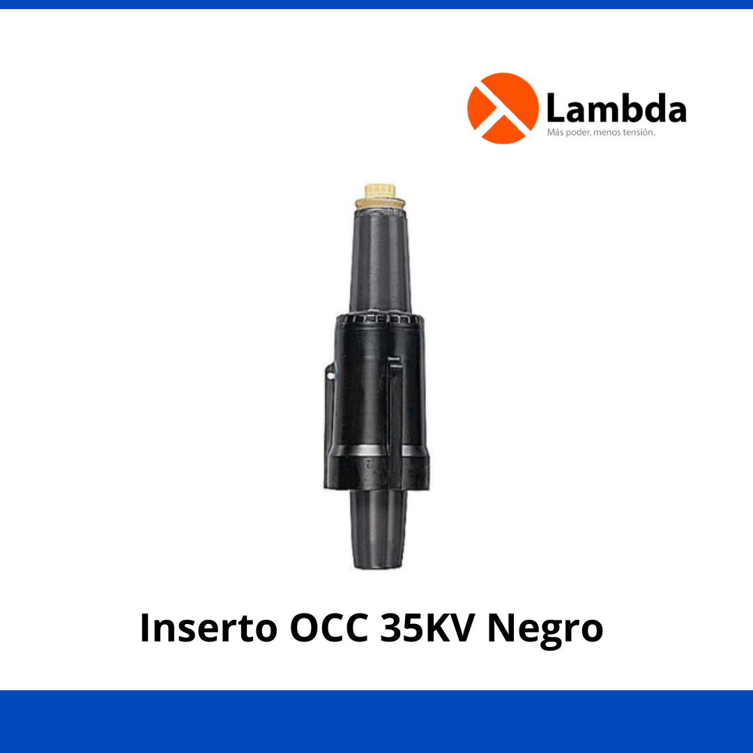 Inserto OCC 35KV negro