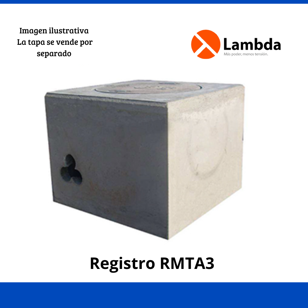 Registro de media tensión tipo arroyo RMTA3