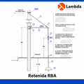 Retenida RBA 13KV - Retenida de banqueta y ancla