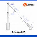 Retenida RDA 23KV - Retenida Doble Ancla