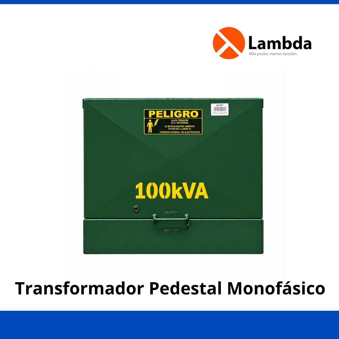 Transformador Tipo Pedestal monofásico de 100 KVA