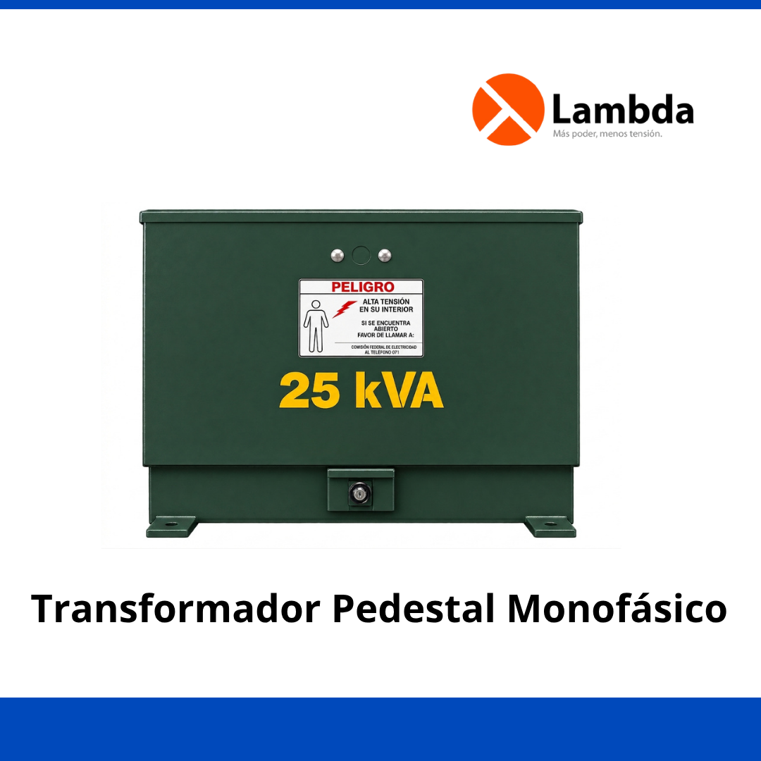 Transformador Tipo Pedestal monofásico de 25 KVA