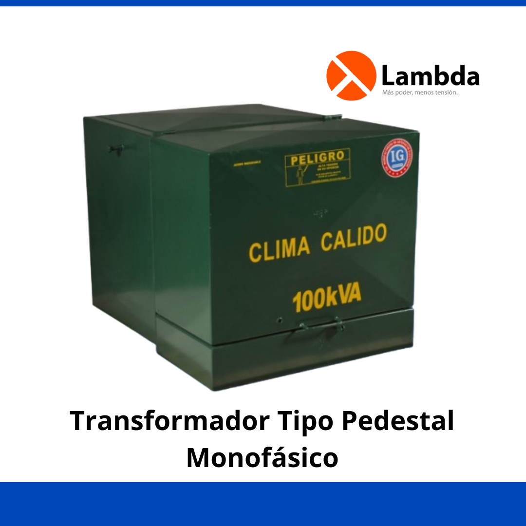 Transformador Tipo Pedestal monofásico de 25 KVA hasta 100 KVA